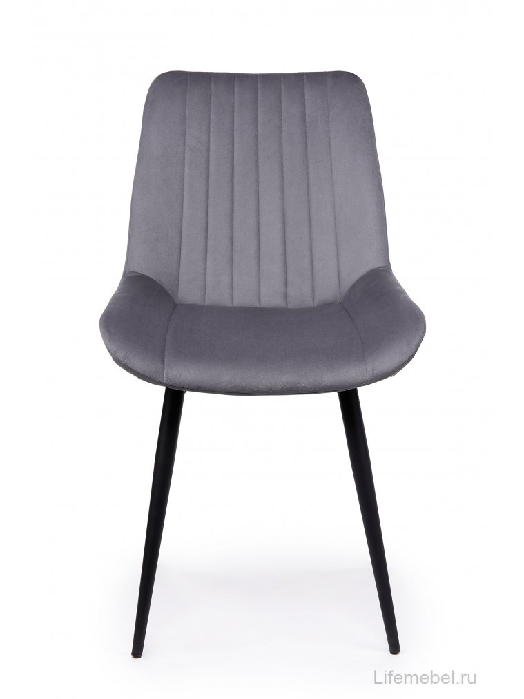 Стул на металлокаркасе Седа темно-серый (zd 995) / черный