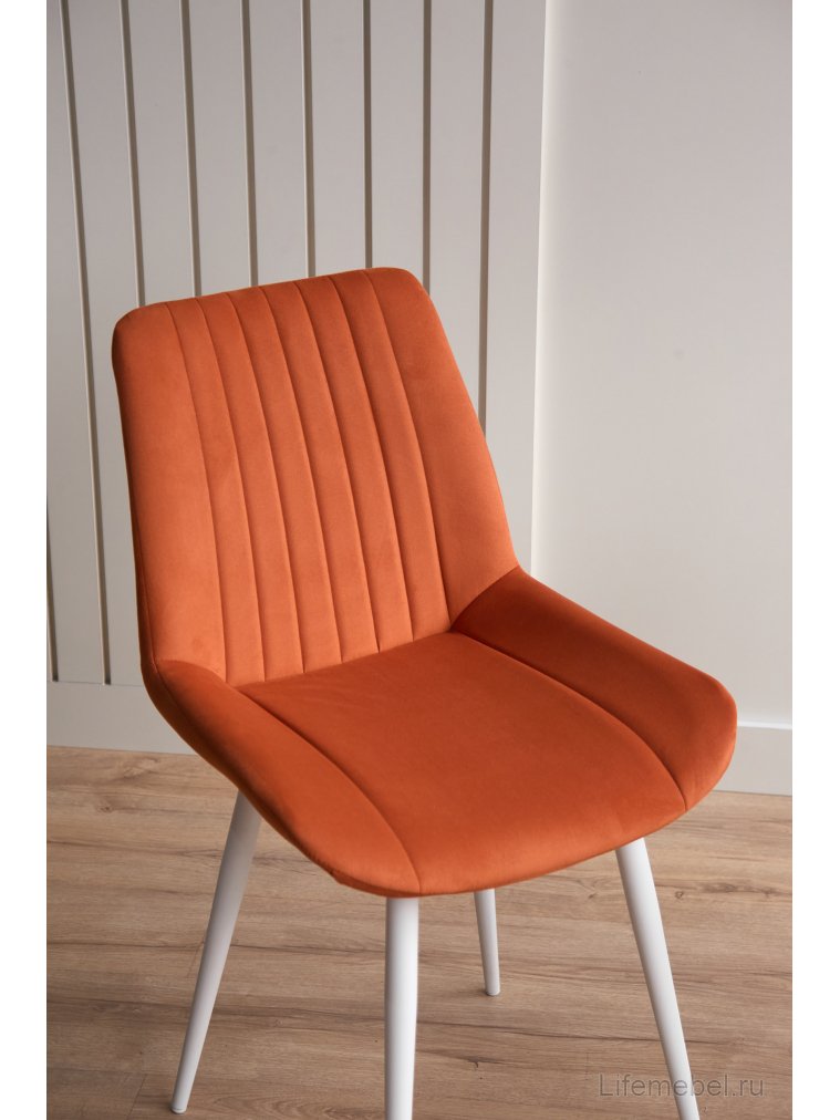 Стул на металлокаркасе Седа терракотовый (zd 432) / белый