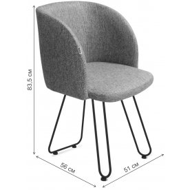 Стул на металлокаркасе SHT-ST33/S106