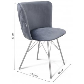 Стул на металлокаркасе SHT-ST36-3/S37