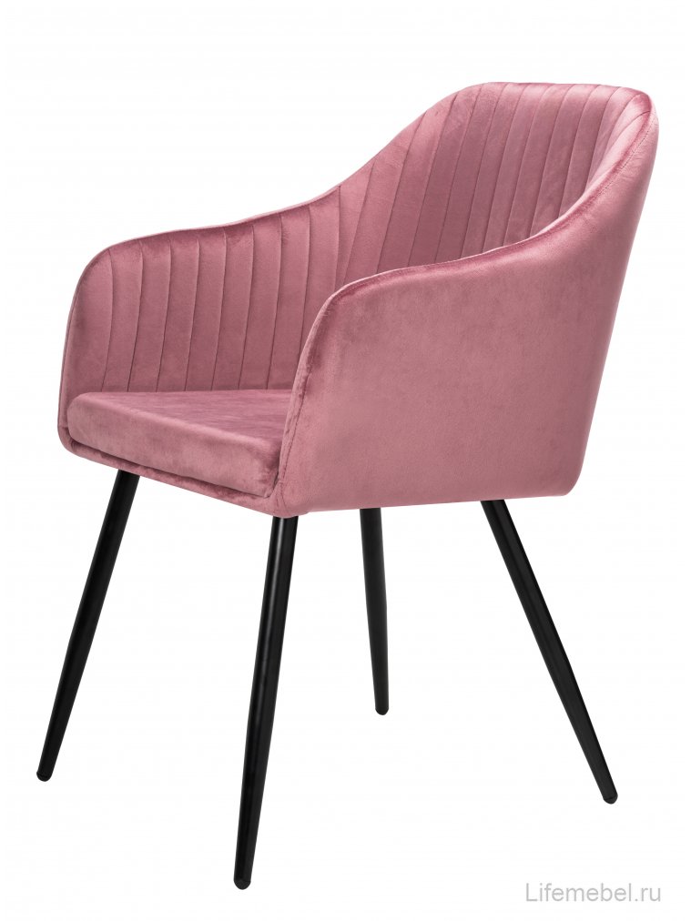 Стул на металлокаркасе Slam dark pink