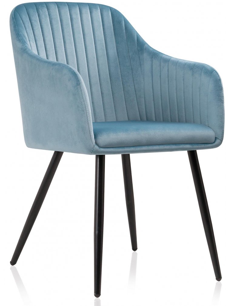 Стул на металлокаркасе Slam синий