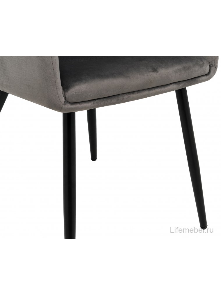 Стул на металлокаркасе Slam тёмно-серый