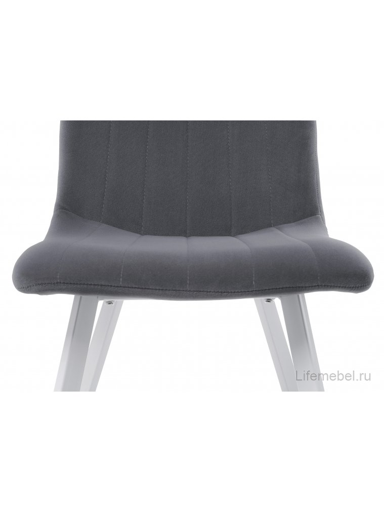 Стул на металлокаркасе Sling white / gray