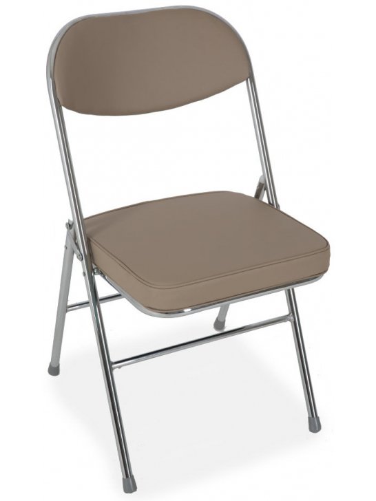 Стул на металлокаркасе S108 складной cappuccino (x90)
