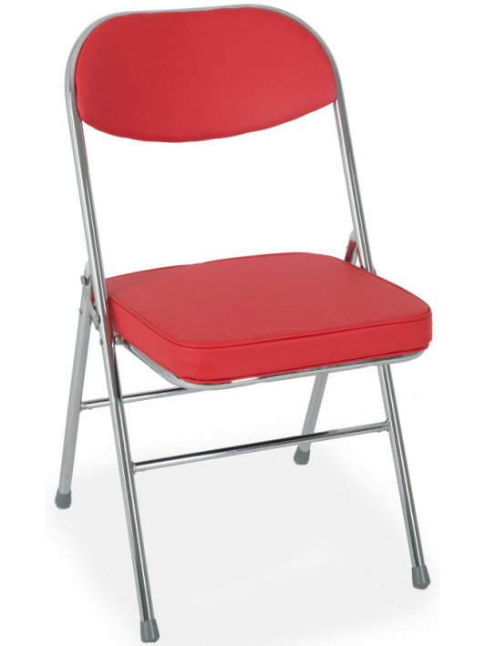 Стул на металлокаркасе S108 складной red (s20)