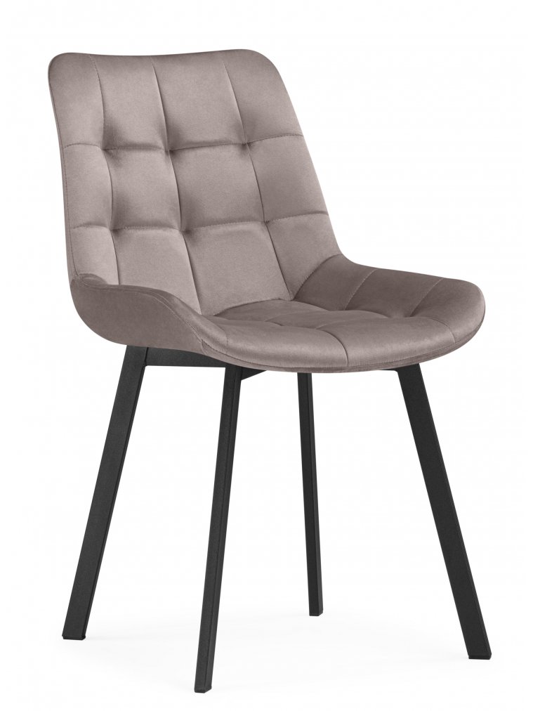 Стул на металлокаркасе Стронг латте / черный