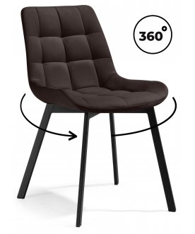 Стул на металлокаркасе Стронг коричневый hl 73 / черный