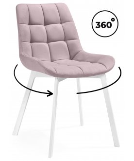 Деревянный стул Челси 360 розовый hl 41 / белый