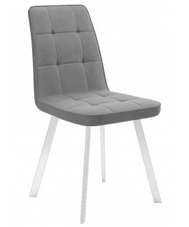Стул на металлокаркасе DikLine 207 b22 grey / белый