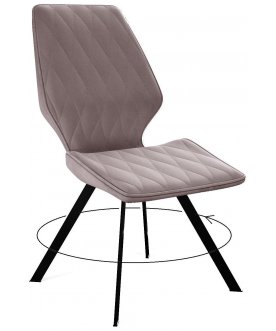 Стул на металлокаркасе DikLine 243 b5 latte / черный