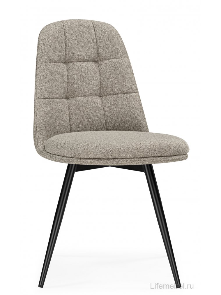 Стул на металлокаркасе Texas 1 поворотный бежевый / черный