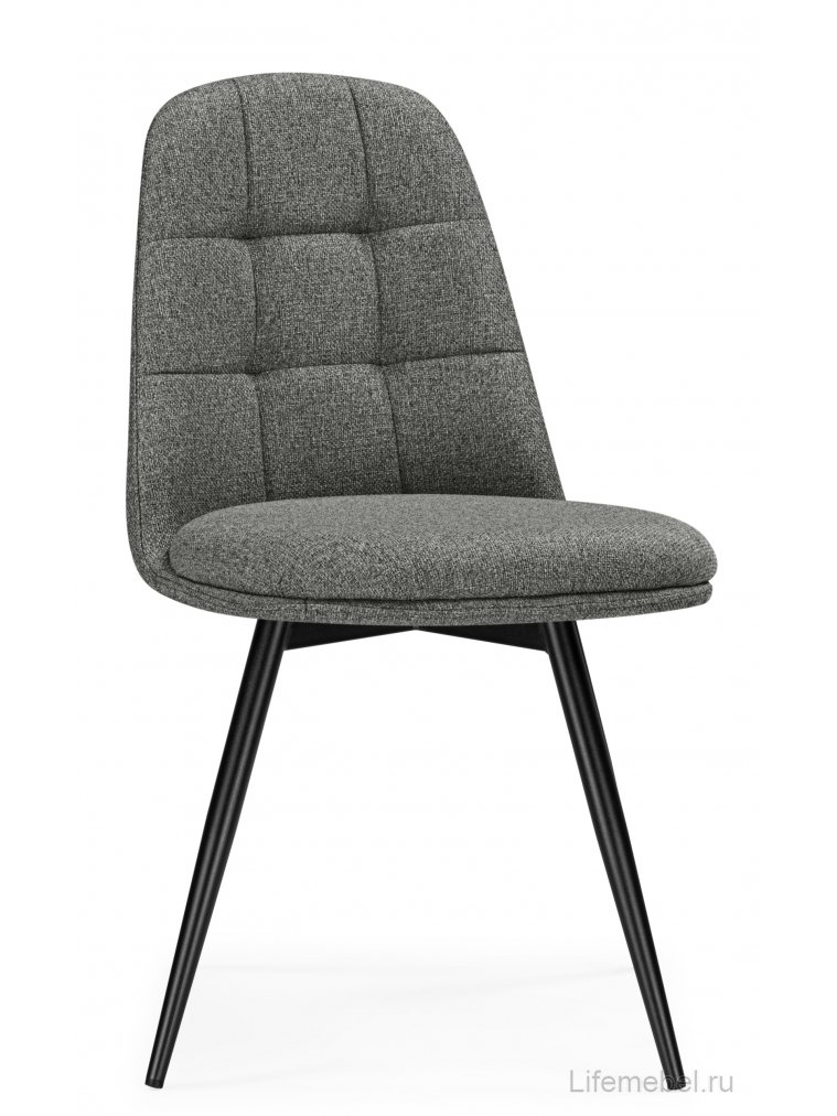 Стул на металлокаркасе Texas 1 поворотный светло-серый / черный