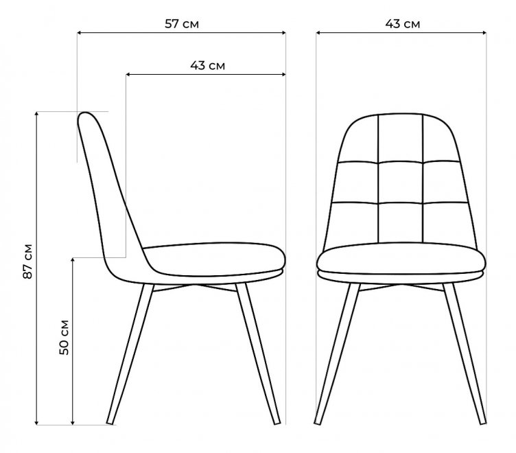 Стул на металлокаркасе Texas 1 поворотный светло-серый / черный