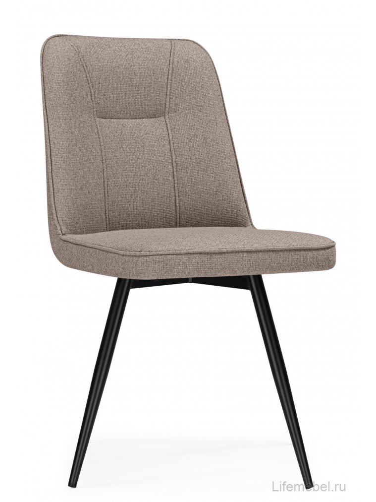 Стул на металлокаркасе Texas 3 поворотный светло-коричневый / черный