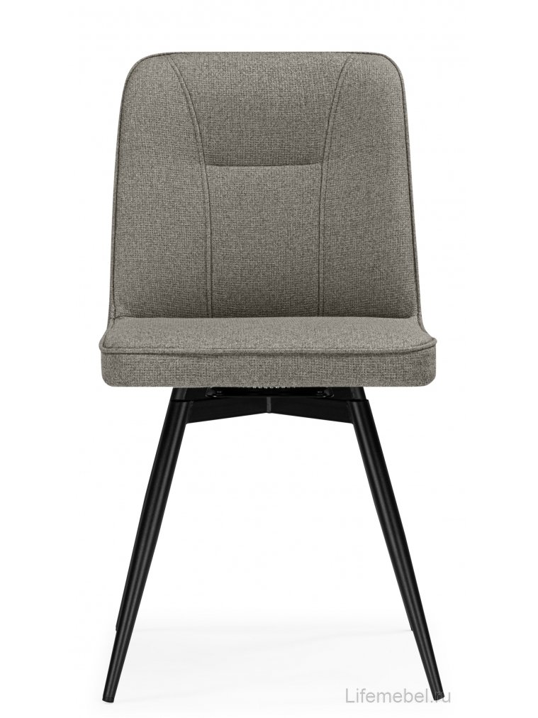 Стул на металлокаркасе Texas 3 поворотный светло-серый / черный