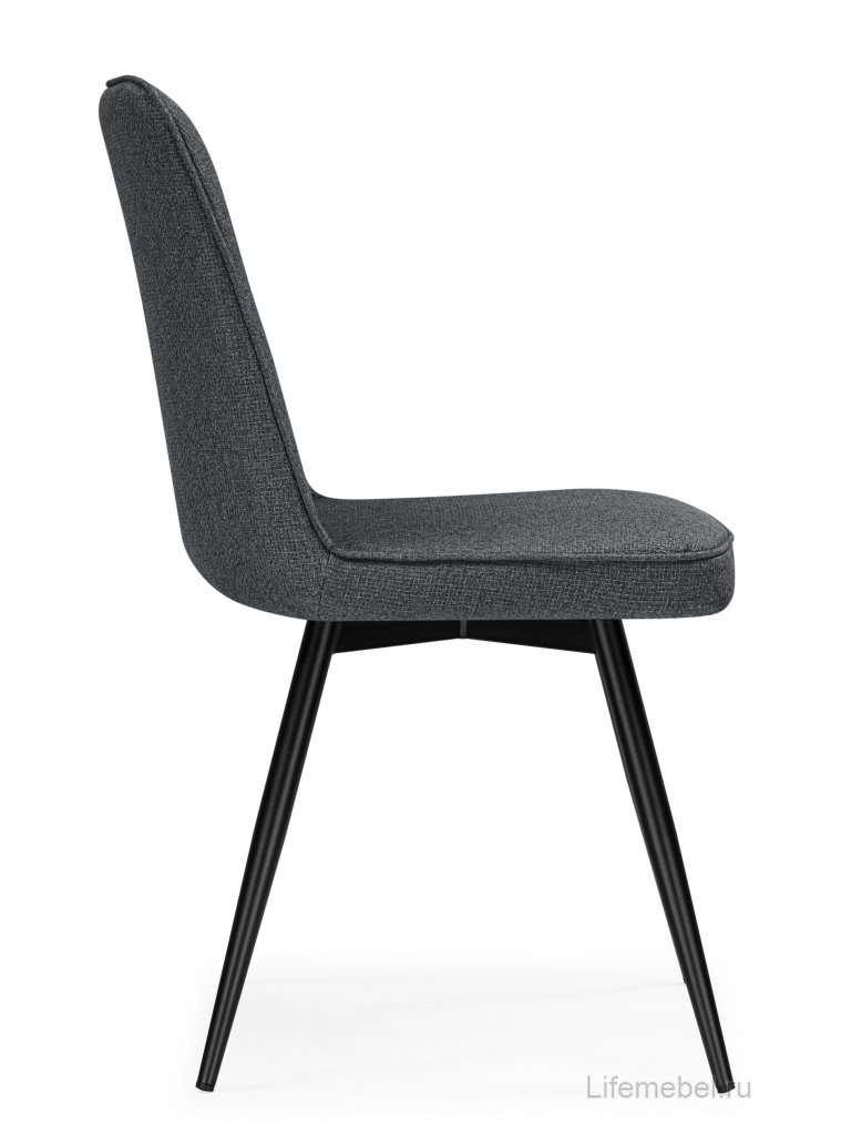 Стул на металлокаркасе Texas 3 поворотный темно-серый / черный