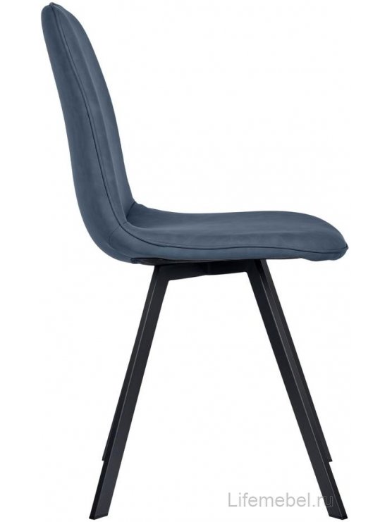 Стул на металлокаркасе Tom синий