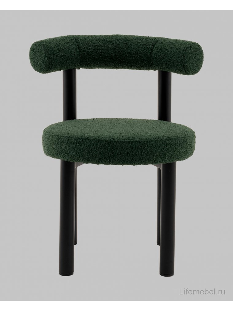 Стул на металлокаркасе Tomo зелёный