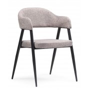 серая рогожка / черный