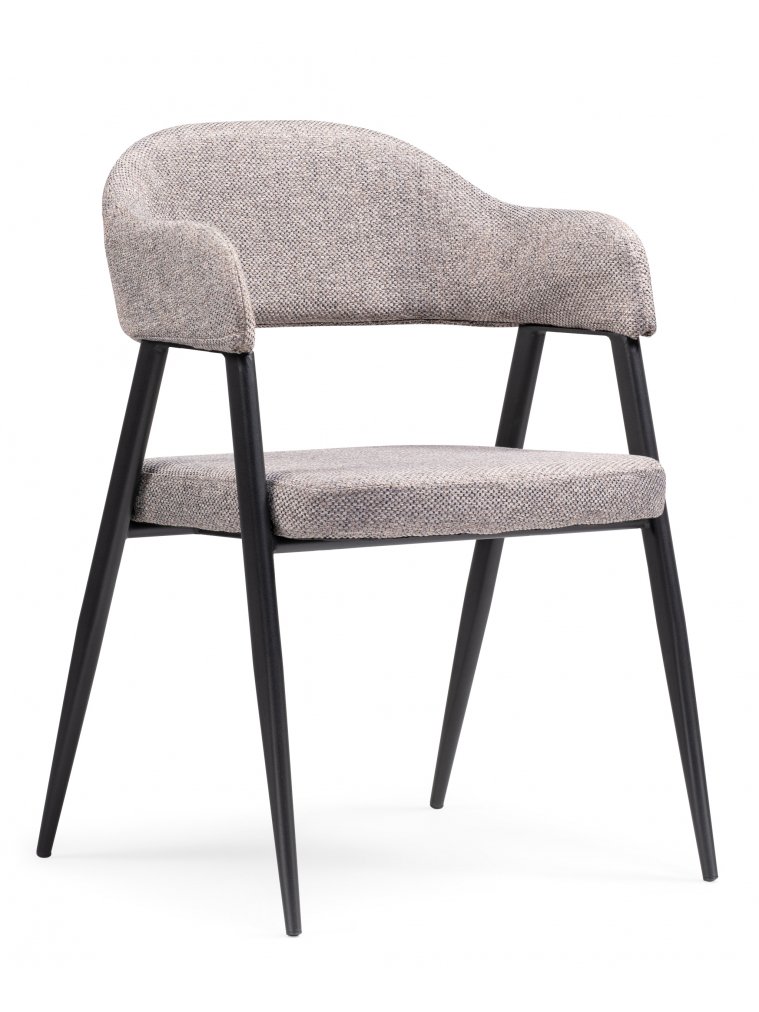 Стул на металлокаркасе Twin gray / black