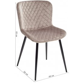 Стул на металлокаркасе Varese G062-13