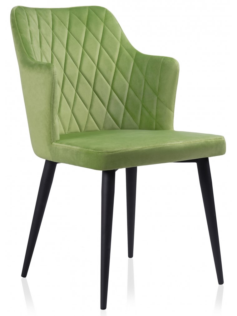 Стул на металлокаркасе Velen dark green