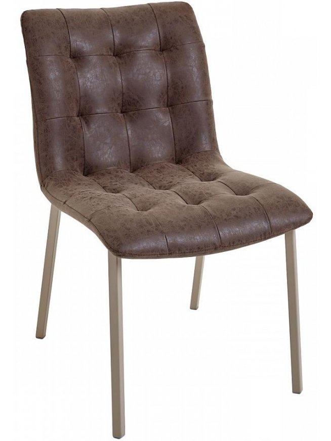 Стул на металлокаркасе Venus tobacco