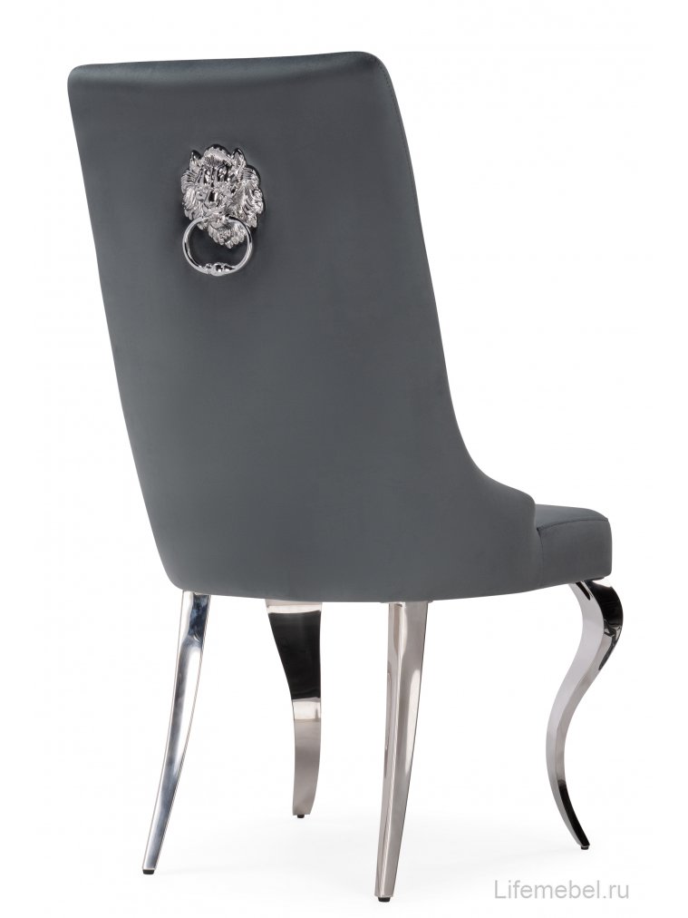 Стул на металлокаркасе Viki dark grey / steel