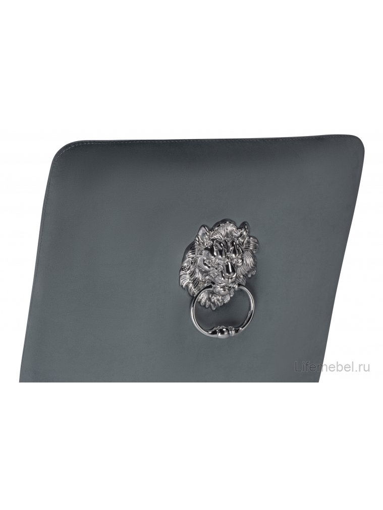 Стул на металлокаркасе Viki dark grey / steel