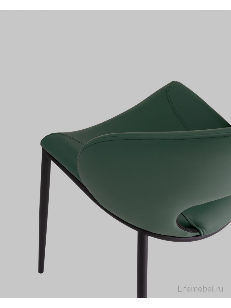 Стул на металлокаркасе Вивьен зеленый