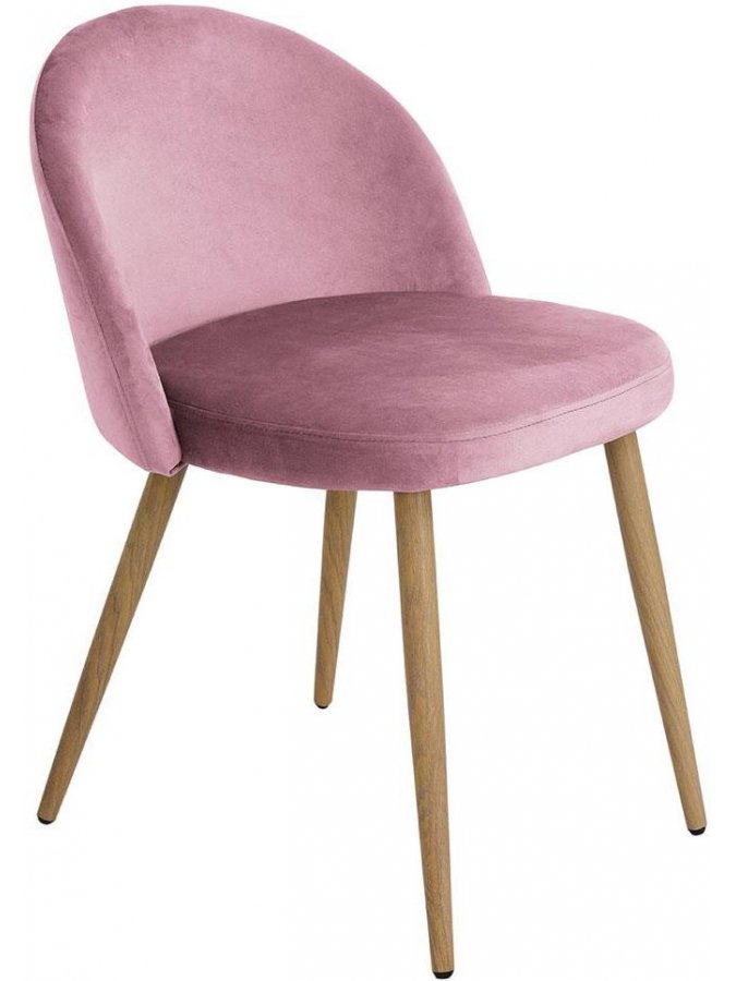 Стул на металлокаркасе Vivian пудровый