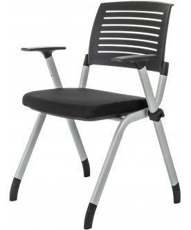 Раскладной стул X-Click ткань черный / серый