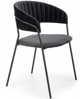 Металлический стул K426 темно-зеленый / черный