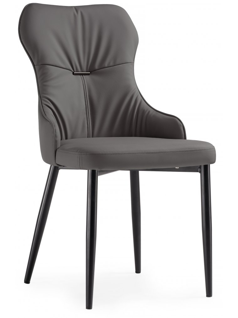Стул на металлокаркасе Neli gray / black