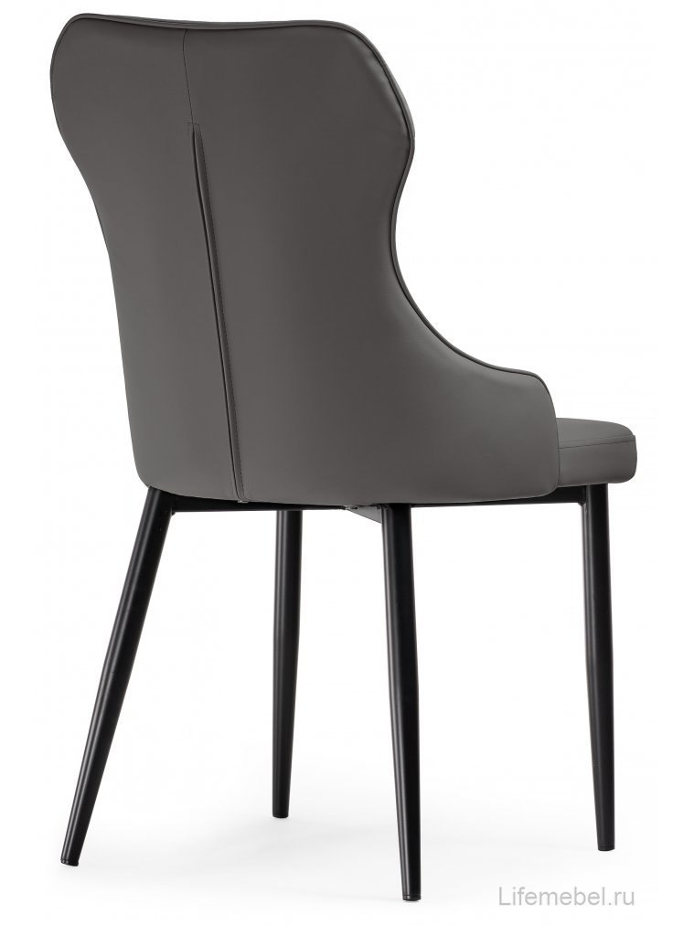 Стул на металлокаркасе Neli gray / black