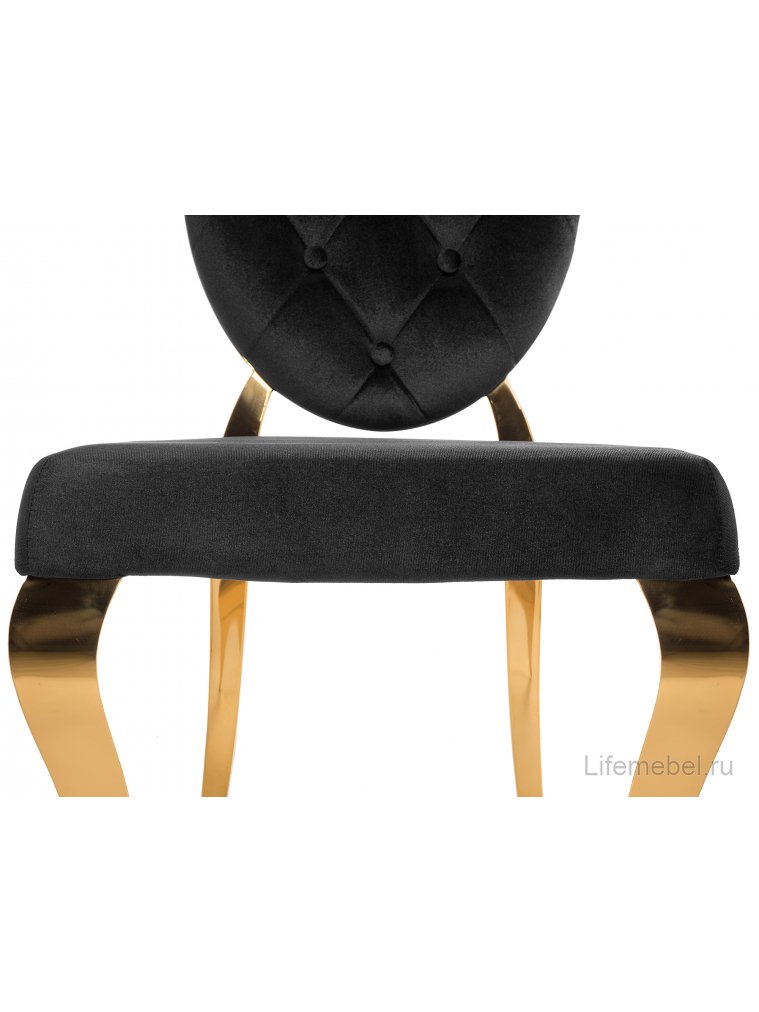 Стул Odda черный / золотой