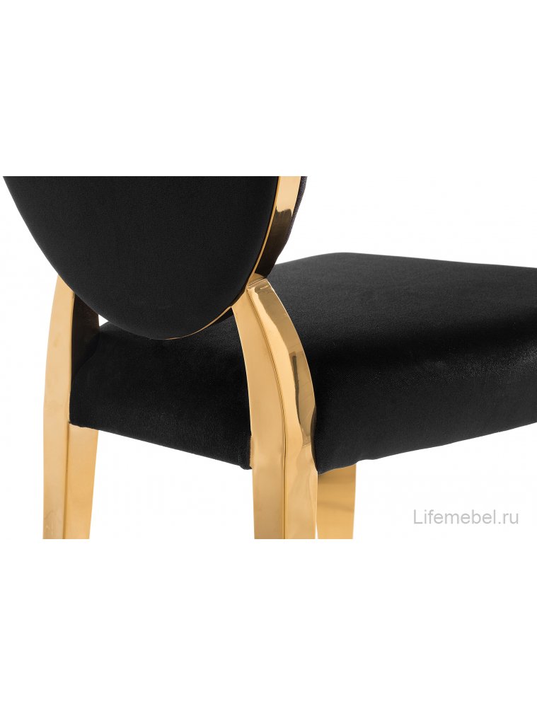 Стул Odda черный / золотой
