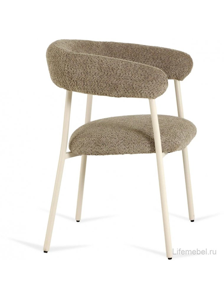 Стул на металлокаркасе Salma коричневый