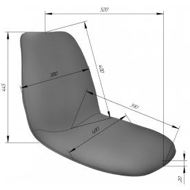 Стул на металлокаркасе Sheffilton SHT-ST29-С / S37-1