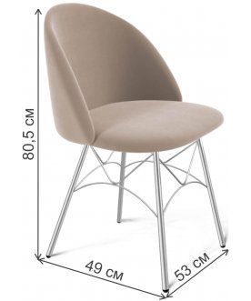 Стул на металлокаркасе SHT-ST35/S107