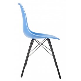Стул SHT-S37 черный муар / голубой RAL5015