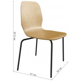 Стул на металлокаркасе SHT-ST15/S86