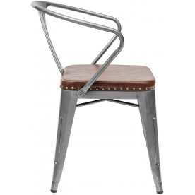 Стул на металлокаркасе Тиоли