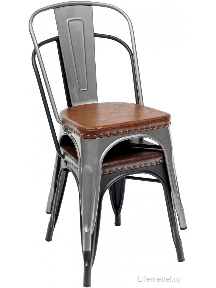 Стул Тиоли серебристый