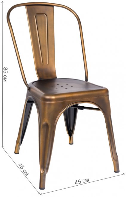 Стул Тиоли бронзовый