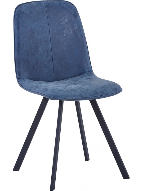 Стул на металлокаркасе Tom морской синий