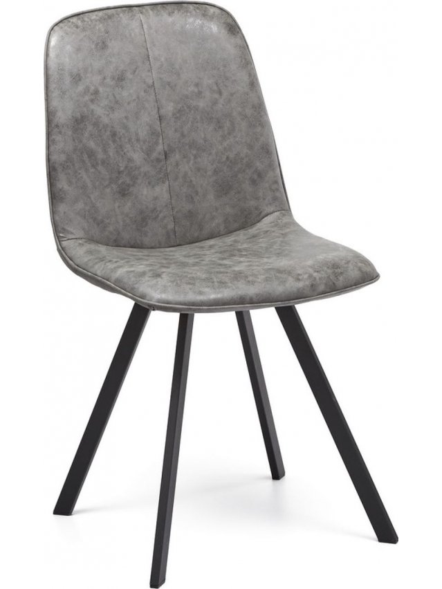 Стул на металлокаркасе Tom серый