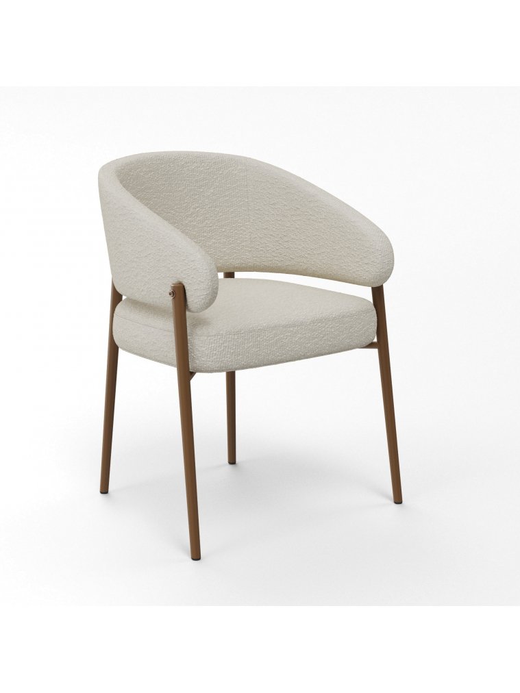 Стул Tranquil Zenith бежевый / золотой