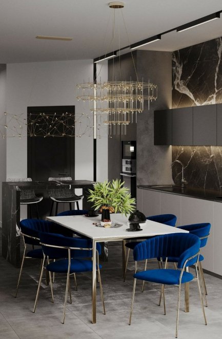 Стул Whispered Fusion синий